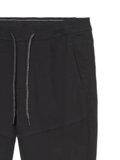 Cropp Jeansy*Czarne jeansowe joggery czarny