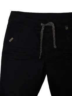 Cropp Jeansy*Czarne jeansowe joggery czarny