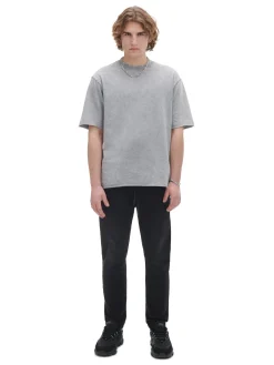 Cropp Jeansy*Czarne jeansowe joggery czarny