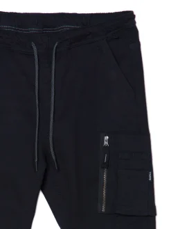 Cropp Jeansy*Czarne jeansowe joggery czarny