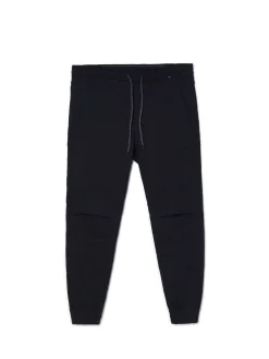 Cropp Jeansy*Czarne jeansowe joggery czarny