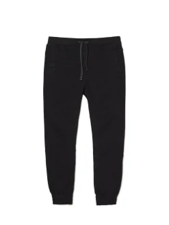 Cropp Jeansy*Czarne jeansowe joggery chino czarny