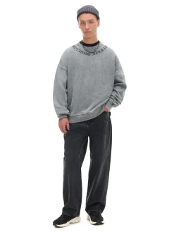 Cropp Jeansy|Baggy*Czarne jeansy baggy czarny