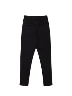 Cropp Jeansy*Czarne jeansy mom slim czarny