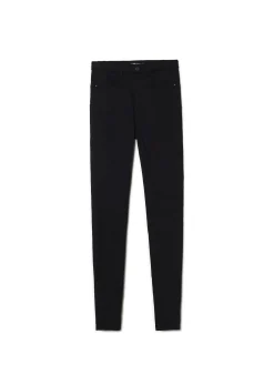 Cropp Jeansy*Czarne jeansy push up TALL czarny