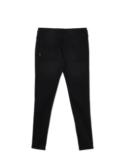 Cropp Jeansy*Czarne jeansy skinny czarny