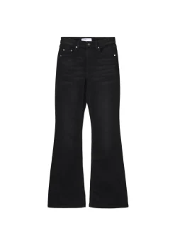 Cropp Jeansy*Czarne jeansy skinny flare czarny