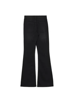 Cropp Jeansy*Czarne jeansy skinny flare czarny