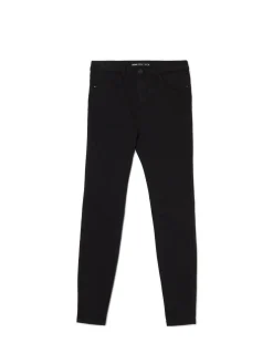Cropp Jeansy*Czarne jeansy skinny push up czarny