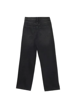 Cropp Jeansy*Czarne jeansy straight PETITE czarny