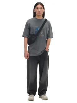 Cropp Jeansy|Baggy*Czarne jeansy super baggy czarny