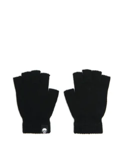 Cropp Rękawiczki*Czarne rękawiczki mitenki czarny