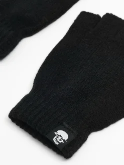 Cropp Rękawiczki*Czarne rękawiczki mitenki czarny