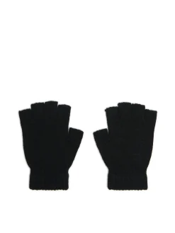 Cropp Rękawiczki*Czarne rękawiczki mitenki czarny