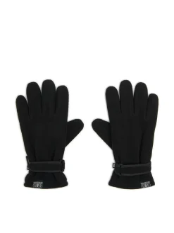 Cropp Rękawiczki|Basic*Czarne rękawiczki z karabińczykiem czarny