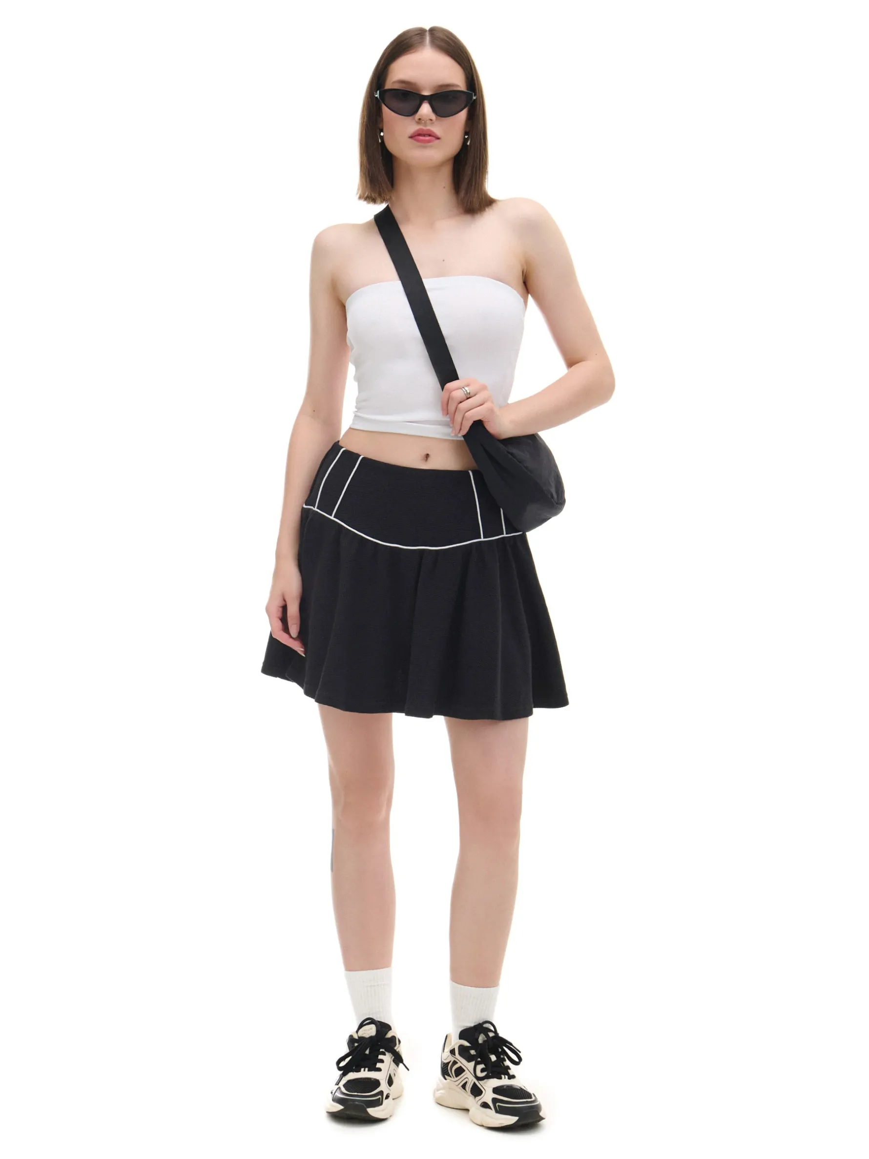 Cropp Sety*Czarne spódnico-szorty czarny