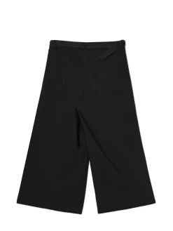Cropp Spodnie*Czarne spodnie kuloty z wiskozą czarny