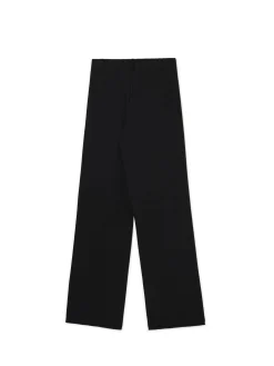 Cropp Spodnie*Czarne spodnie z wysokim stanem czarny