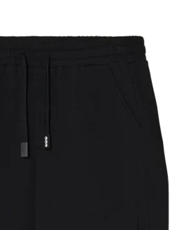 Cropp Spodnie*Czarne sportowe joggery regular czarny