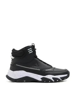 Cropp Sneakersy|Za Kostkę*Czarne wysokie sneakersy na zimę czarny