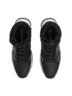 Cropp Sneakersy|Za Kostkę*Czarne wysokie sneakersy na zimę czarny