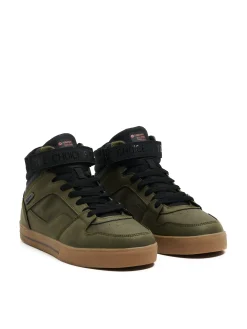 Cropp Sneakersy|Za Kostkę*Czarno-zielone sneakersy zielony