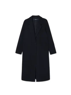 Cropp Kurtki, Płaszcze*długi płaszcz czarny