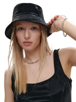 Cropp Czapki*kapelusz bucket hat czarny