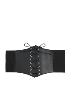 Cropp Paski*pas gorsetowy czarny