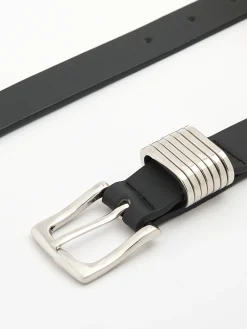 Cropp Paski*pasek z metalowymi detalami czarny