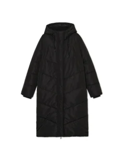 Cropp Kurtki, Płaszcze*płaszcz z kapturem czarny