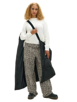 Cropp Kurtki, Płaszcze*płaszcz z kapturem czarny