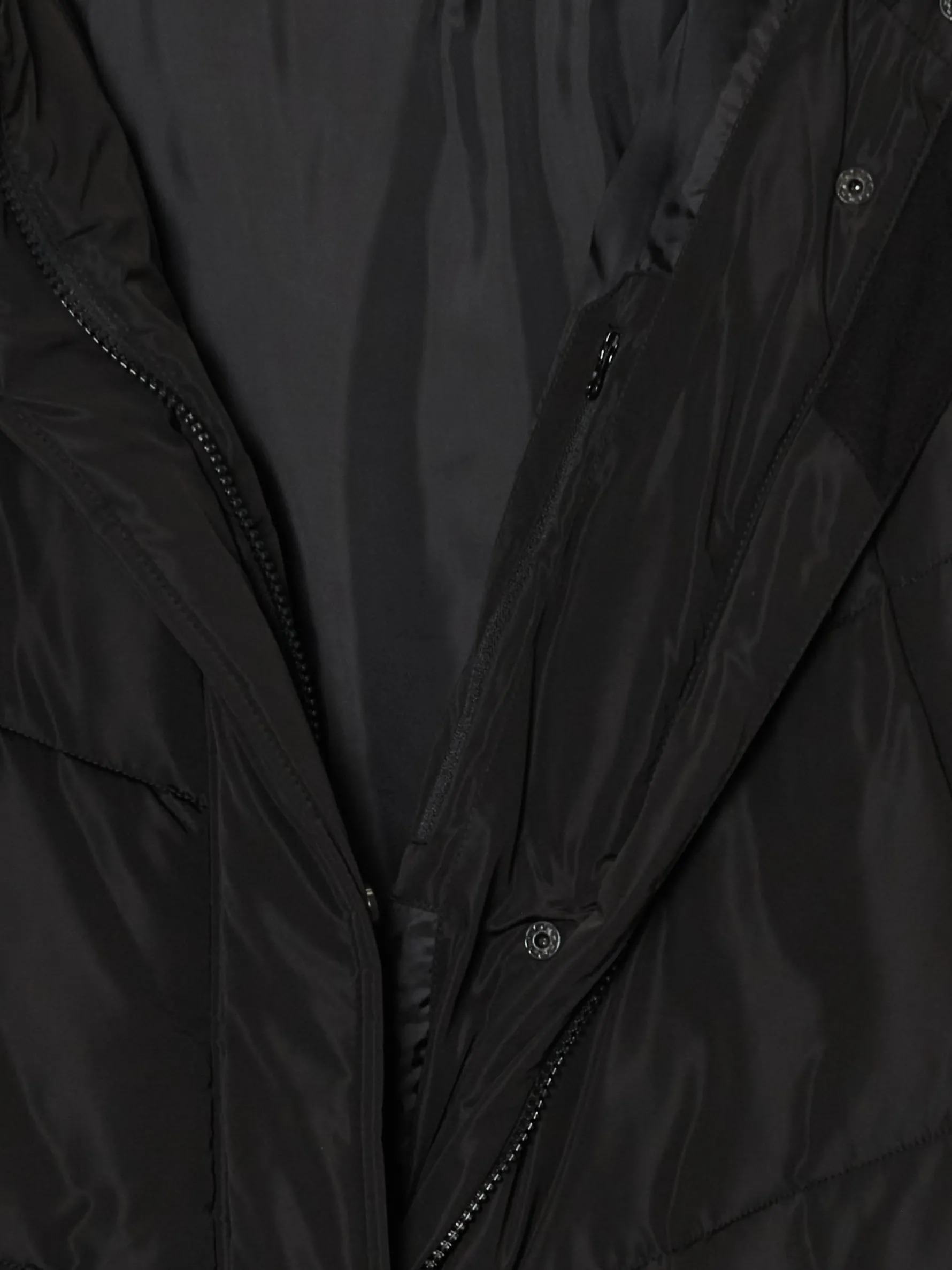 Cropp Kurtki, Płaszcze*płaszcz z kapturem czarny