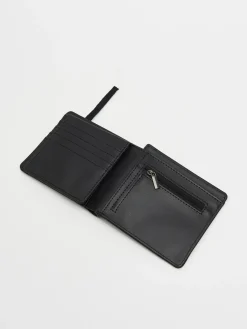 Cropp Portfele*portfel z imitacji skóry czarny