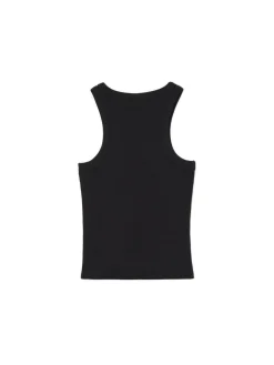 Cropp Koszulki, Topy*prążkowany top czarny