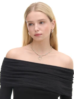 Cropp Swetry*sweter typu carmen czarny