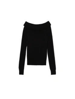 Cropp Swetry*sweter typu carmen czarny