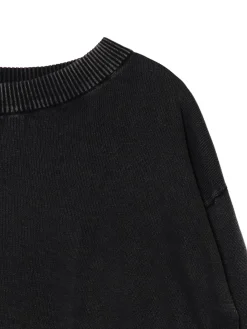 Cropp Swetry*sweter z efektem sprania czarny