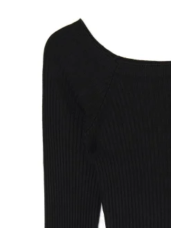 Cropp Swetry*sweter z odkrytymi ramionami czarny