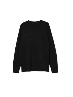 Cropp Swetry*sweter ze agrafką czarny