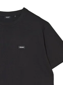 Cropp Koszulki*t-shirt z aplikacją czarny