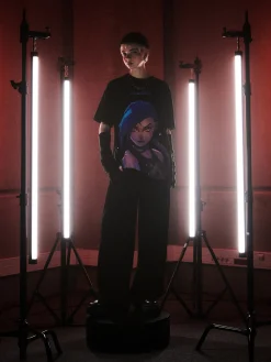 Cropp Koszulki, Topy*T-shirt z Jinx z Arcane czarny