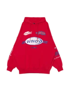 Cropp Unisex|Unisex*Czerwona bluza z motywem racingowym UNISEX czerwony