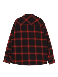 Cropp Koszule*Czerwona flanelowa koszula w kratę czerwony