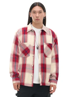 Cropp Koszule*Czerwona koszula w kratę czerwony