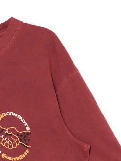 Cropp Koszulki*Czerwona koszulka z nadrukiem czerwony