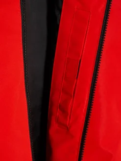 Cropp Kurtki, Płaszcze*Czerwona kurtka z kapturem czerwony