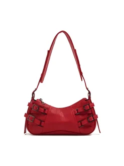 Cropp Torby, Plecaki*Czerwona torebka z imitacji skóry czerwony