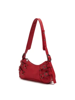 Cropp Torby, Plecaki*Czerwona torebka z imitacji skóry czerwony