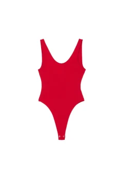 Cropp Koszulki, Topy*Czerwone body czerwony